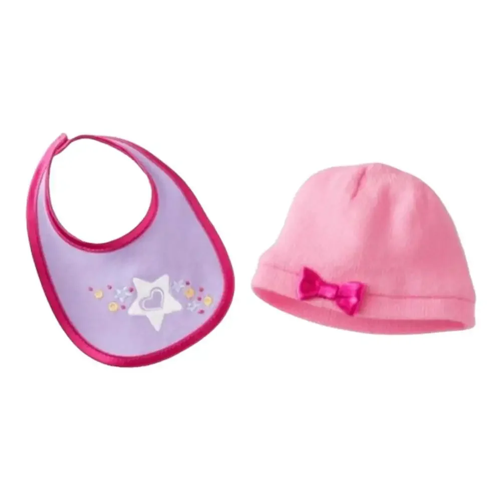 American Girl Bitty Baby Starter Accessories Blanket Bottle Rattle Hat Wipes Bib